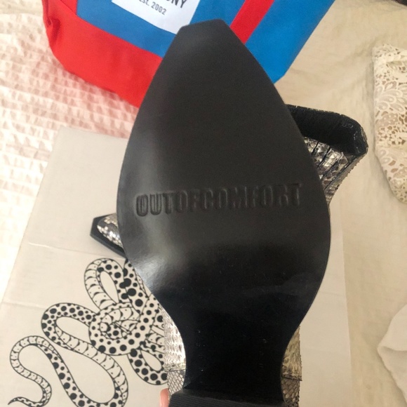 OPENING CEREMONY X out of comfort snakeskin boots - Picture 4 of 8